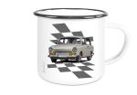 Emailletasse mit Motiv von Trabant ETaTr38