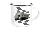 Emailletasse mit Motiv von Trabant ETaTr45