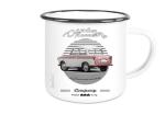 Emailletasse mit Motiv von Trabant ETaTr46