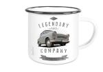 Emailletasse mit Motiv von Trabant ETaTr48