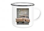 Emailletasse mit Motiv von Trabant ETaTr50