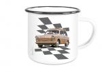 Emailletasse mit Motiv von Trabant ETaTr51