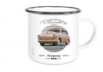 Emailletasse mit Motiv von Trabant ETaTr52