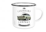 Emailletasse mit Motiv von Trabant ETaTr58