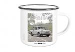 Emailletasse mit Motiv von Trabant ETaTr61