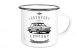 Emailletasse mit Motiv von Trabant ETaTr62