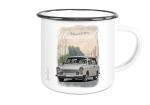 Emailletasse mit Motiv von Trabant ETaTr66