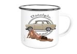 Emailletasse mit Motiv von Trabant ETaTr70