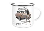 Emailletasse mit Motiv von Trabant ETaTr72