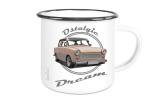 Emailletasse mit Motiv von Trabant ETaTr73