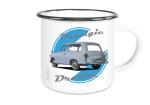 Emailletasse mit Motiv von Trabant ETaTr75
