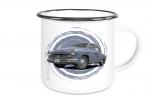 Emailletasse mit Motiv von Wartburg ETaWa14
