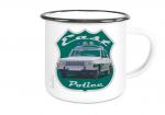 Emailletasse mit Motiv von Wartburg ETaWa17