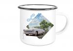Emailletasse mit Motiv von Wartburg ETaWa23
