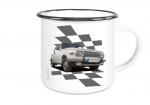 Emailletasse mit Motiv von Wartburg ETaWa37