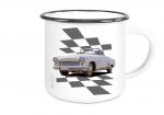Emailletasse mit Motiv von Wartburg ETaWa38