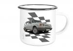 Emailletasse mit Motiv von Wartburg ETaWa41