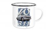 Emailletasse mit Motiv von Wartburg ETaWa46