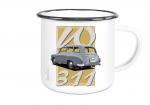 Emailletasse mit Motiv von Wartburg ETaWa48