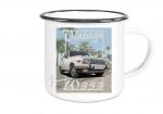 Emailletasse mit Motiv von Wartburg ETaWa52