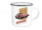 Emailletasse mit Motiv von Wartburg ETaWa58