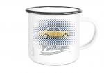 Emailletasse mit Motiv von Wartburg ETaWa71