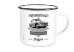 Emailletasse mit Motiv von Wartburg ETaWa72