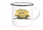 Emailletasse mit Motiv von Wartburg ETaWa73