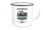 Emailletasse mit Motiv von Wartburg ETaWa74