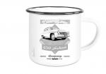 Emailletasse mit Motiv von Wartburg ETaWa75