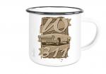 Emailletasse mit Motiv von Wartburg ETaWa76