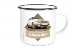 Emailletasse mit Motiv von Wartburg ETaWa77