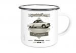 Emailletasse mit Motiv von Wartburg ETaWa82