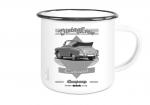 Emailletasse mit Motiv von Wartburg ETaWa84