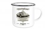 Emailletasse mit Motiv von Wartburg ETaWa85