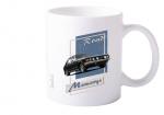 Keramiktasse mit Motiv von OstCars KTaOC12
