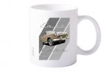Keramiktasse mit Motiv von OstCars KTaOC31