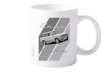 Keramiktasse mit Motiv von OstCars KTaOC37