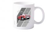 Keramiktasse mit Motiv von OstCars KTaOC42