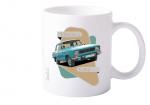 Keramiktasse mit Motiv von OstCars KTaOC8